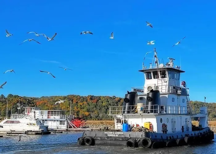 Botel Seagull In The Harbor *
